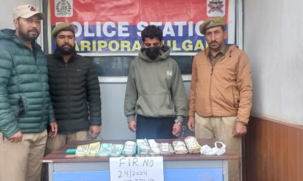Police solves theft case within 03 hours in Kulgam; Stolen property recovered
