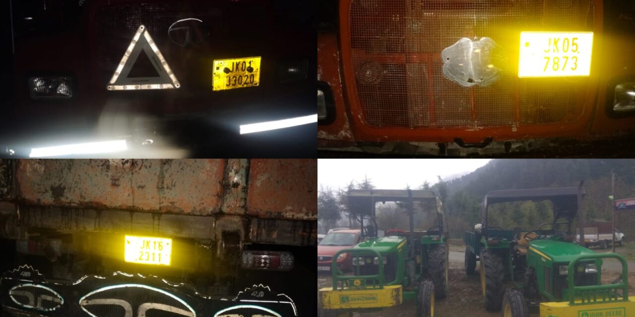 Illegal extraction & transportation of minerals;06 Vehicles seized in Ganderbal:Police