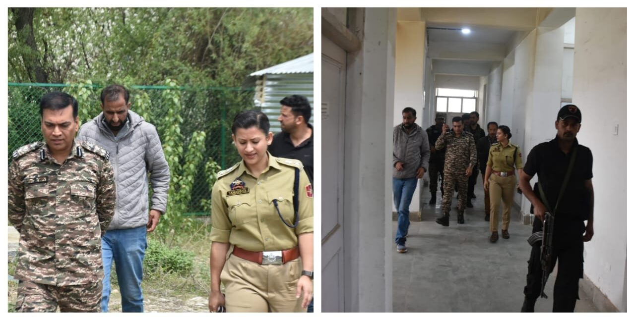 SSP Shopian alongwith CAPF nodal officer visits various camping locations
