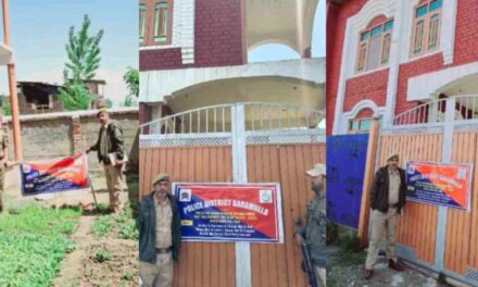 Illegal property of drug peddler attached in Kunzer:- Police