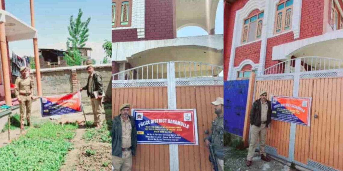 Illegal property of drug peddler attached in Kunzer:- Police