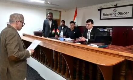 LS Polls-2024: Former J&K CM Omar Abdullah files nomination papers for Baramulla seat