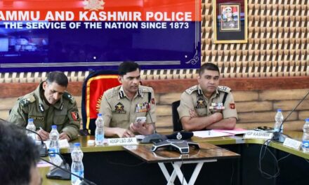Ahead of SANJY-2024, ADGP L&O chairs Joint Meeting of officers at PCR Kashmir