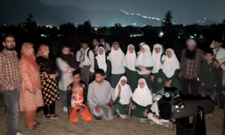Night Session organized by IIT Kanpur in collaboration with Samagra Shiksha under AGHAAZ initiative at Govt. Boys High School, Batapora, Srinagar