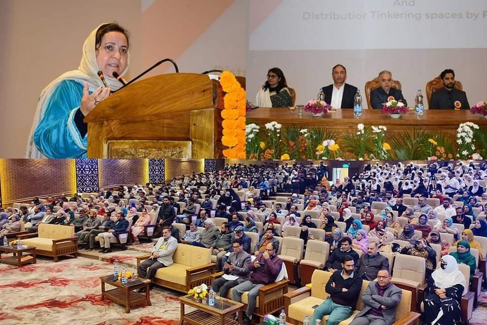 Sakeena Masood addresses Children’s Day celebrations at SKUAST Kashmir
