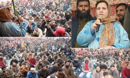 Sakeena Masood holds public grievance redressal camp in Gudder Kulgam