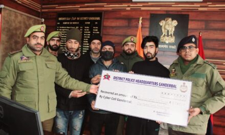 Ganderbal Cyber Cell Recovered 17 Lakhs in Financial Fraud Cases, 16 Lakhs Worth of Mobile Phones:SSP Ganderbal Ragav S