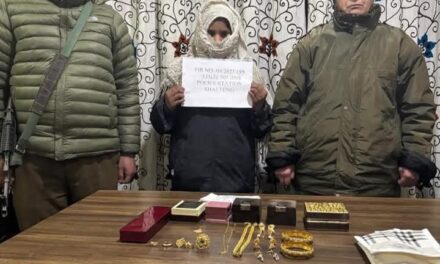 Police solved theft case within 24 hours in Srinagar; Stolen property recovered