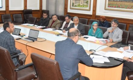 Chief Secretary reviews progress on major ongoing road projects in J&K