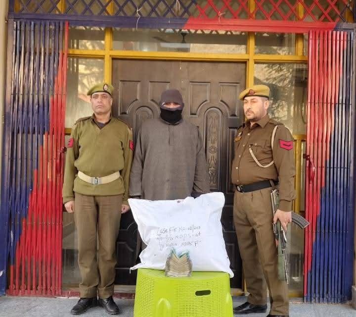 Anantnag Police Intensifies Crackdown on Drug Peddlers, Seizes Large Quantities of Narcotics.