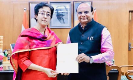 Atishi submits resignation as Delhi CM to L-G VK Saxena