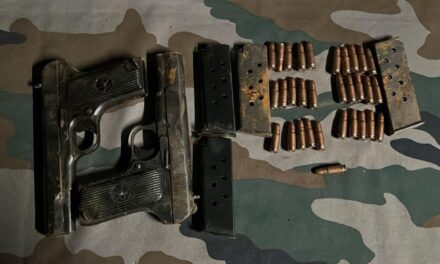 Arms, ammunition recovered during search operation in Kupwara