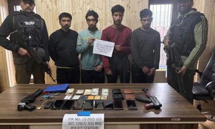 Srinagar Police arrests robbers posing as Special Police Commandos