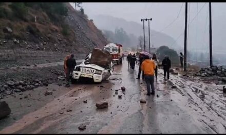 Driver Killed As Shooting Stone Hits Scorpio Vehicle In Poonch