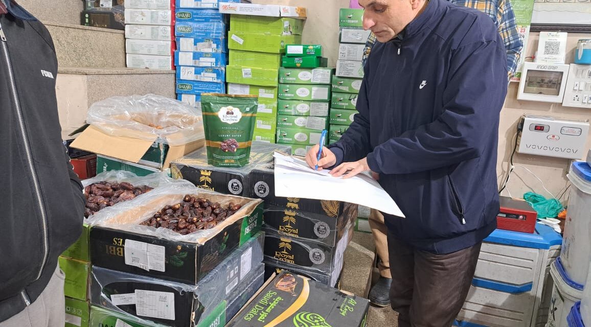 Food Safety Team Recovers Major Consignment of Stale Food Items in Srinagar