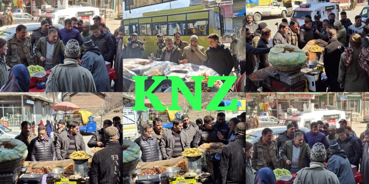 Market Checking Intensified in Kangan, Rotten Food Items Destroyed