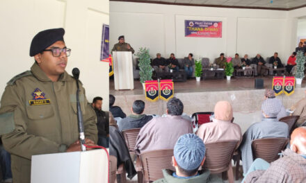 Ganderbal Police observes “Thana Diwas” programme across the District.