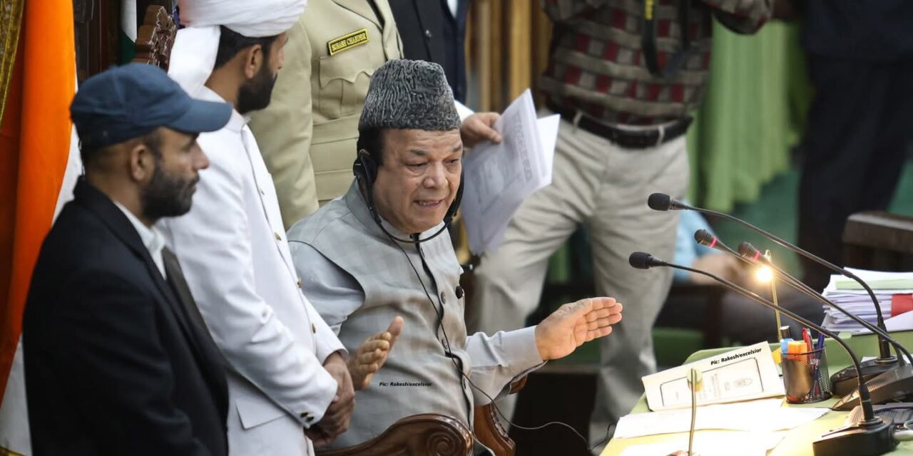 Assembly adjourned for half-an-hour following ruckus over Waqf Bill, PDP members marshalled out