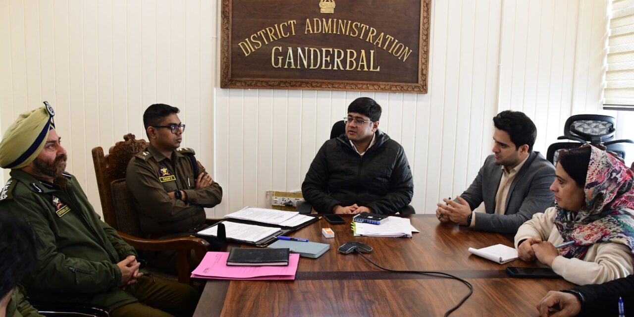 DC Ganderbal discusses measures for environment conservation at Zojila Pass