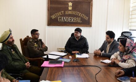 DC Ganderbal discusses measures for environment conservation at Zojila Pass