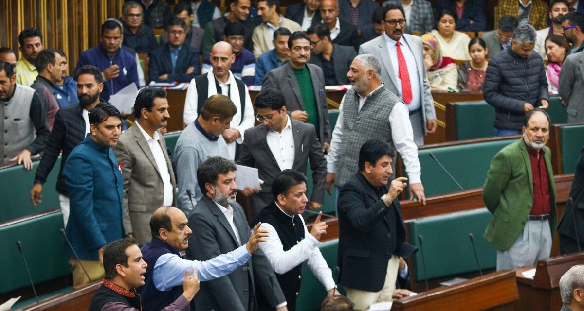 Protests in assembly over Billawar civilian killings, fashion show in Gulmarg