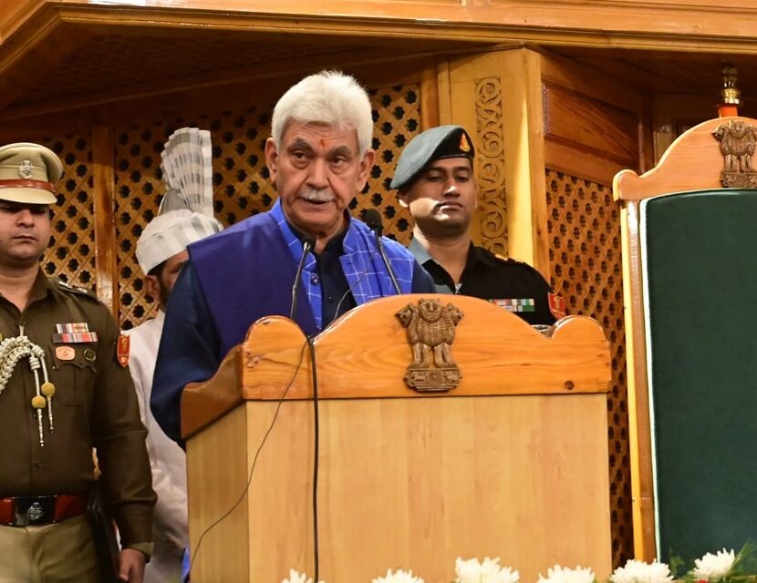 MLA Langate protests in assembly over Kathua, Baramulla deaths during LG’s address