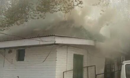 Fire breaks out at Srinagar PDP headquarters, firefighter injured