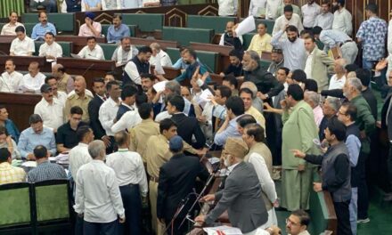 Speaker adjourns House after BJP legislators enter into well over rejection of adjournment motion on unemployment