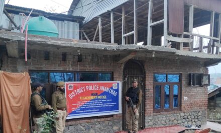 1.2 Crore Worth Properties Attached Of Drug Peddlers In Anantnag: Police