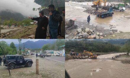 BRO 122 RCC Swiftly Restores Washed-Out Approach Road in Kijpora Kangan Amid Continuous Rainfall