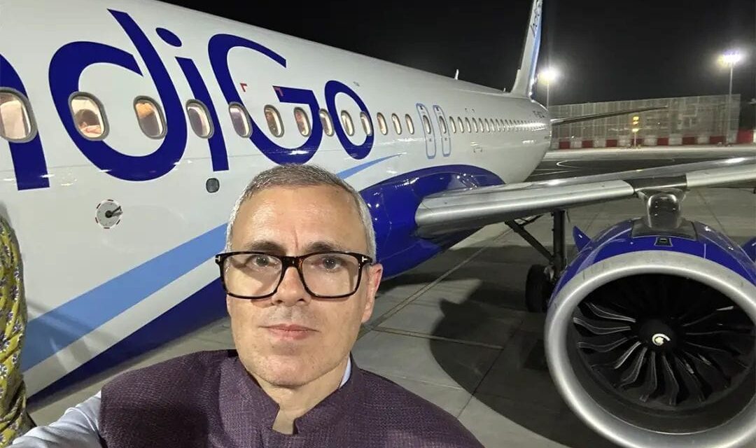 IndiGo flight with Omar Abdullah diverted to Jaipur; J-K CM slams ‘operational chaos’ at Delhi airport