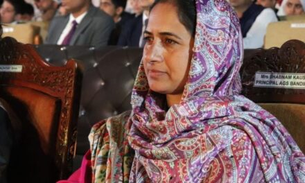 Shabnam Kausar of Army Goodwill School, Bandipora, Honored with Prestigious Best Principal Award
