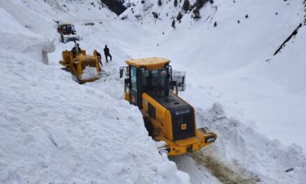 Movement on Bandipora-Gurez Road Suspended Due to Snowfall
