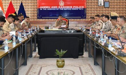 IGP Kashmir Zone chairs security review meeting at Police Control Room Kashmir