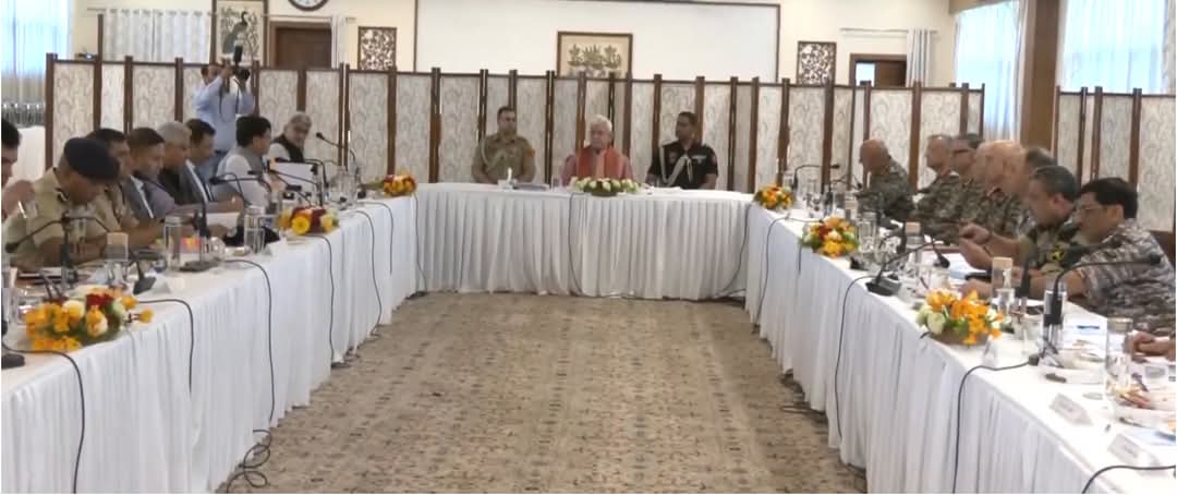 LG Sinha chairs unified command meet to review security for Amarnath Yatra, current situation;Directs top security brass to dismantle terror ecosystem in J&K