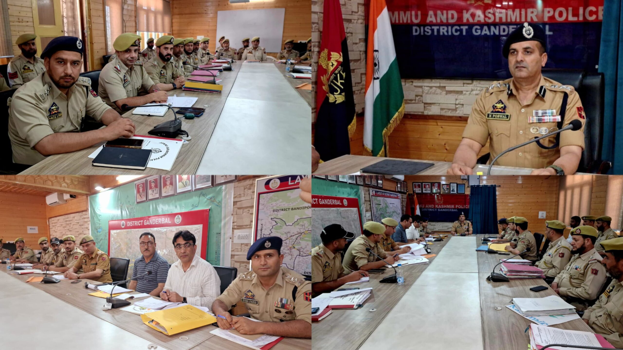 SSP Ganderbal Chairs Crime & Security Review Meeting, Emphasizes Implementation of New Criminal Laws and Anti-Drug Measures