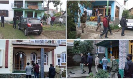Counter Intelligence wing of J-K Police conduct raids across Kashmir valley in terror link case