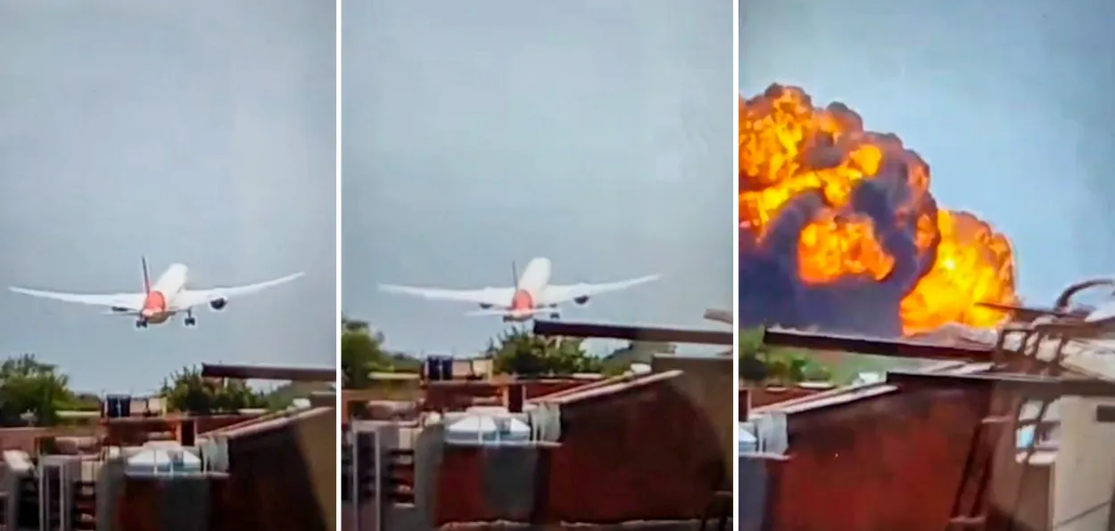 London-bound A-I plane with 242 passengers on board crashes near Ahmedabad airport