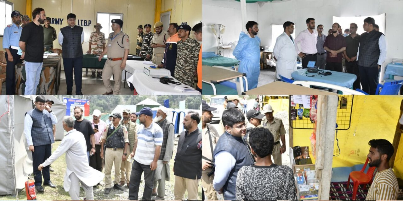 DC Ganderbal Inspects Facilities at Baltal & Manigam for SANJY-2025