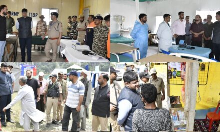 DC Ganderbal Inspects Facilities at Baltal & Manigam for SANJY-2025