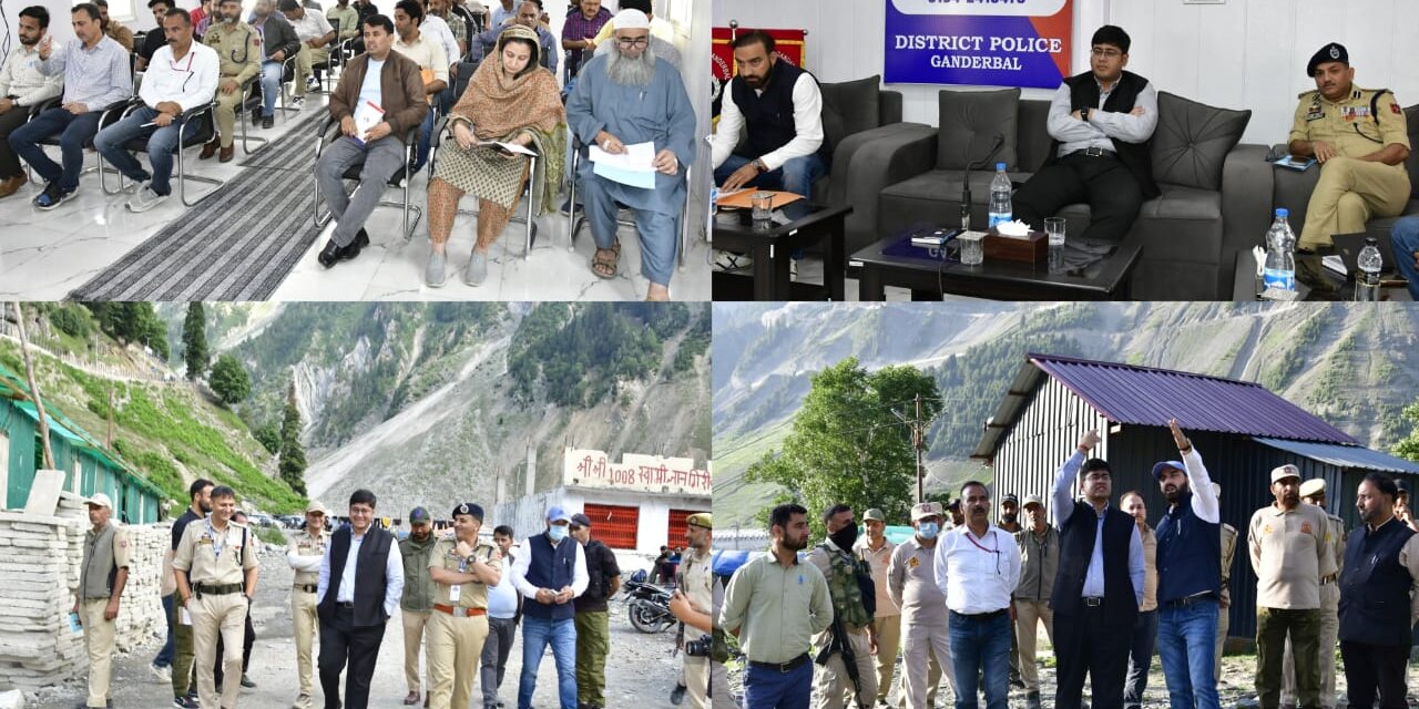 DC Ganderbal visits Baltal, reviews preparations for SANJY-2025