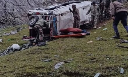 Two Killed, Several Injured as Traveller Vehicle Meets Accident Near Gumri, Drass
