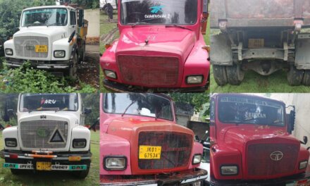 Mining Mafia Crushed:Ganderbal Police Seizes 6 Tippers in Major Crackdown
