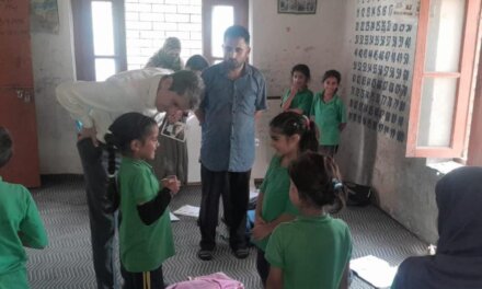 CEO Ganderbal Oneel Kumar Bhat conducts surprise inspection of schools