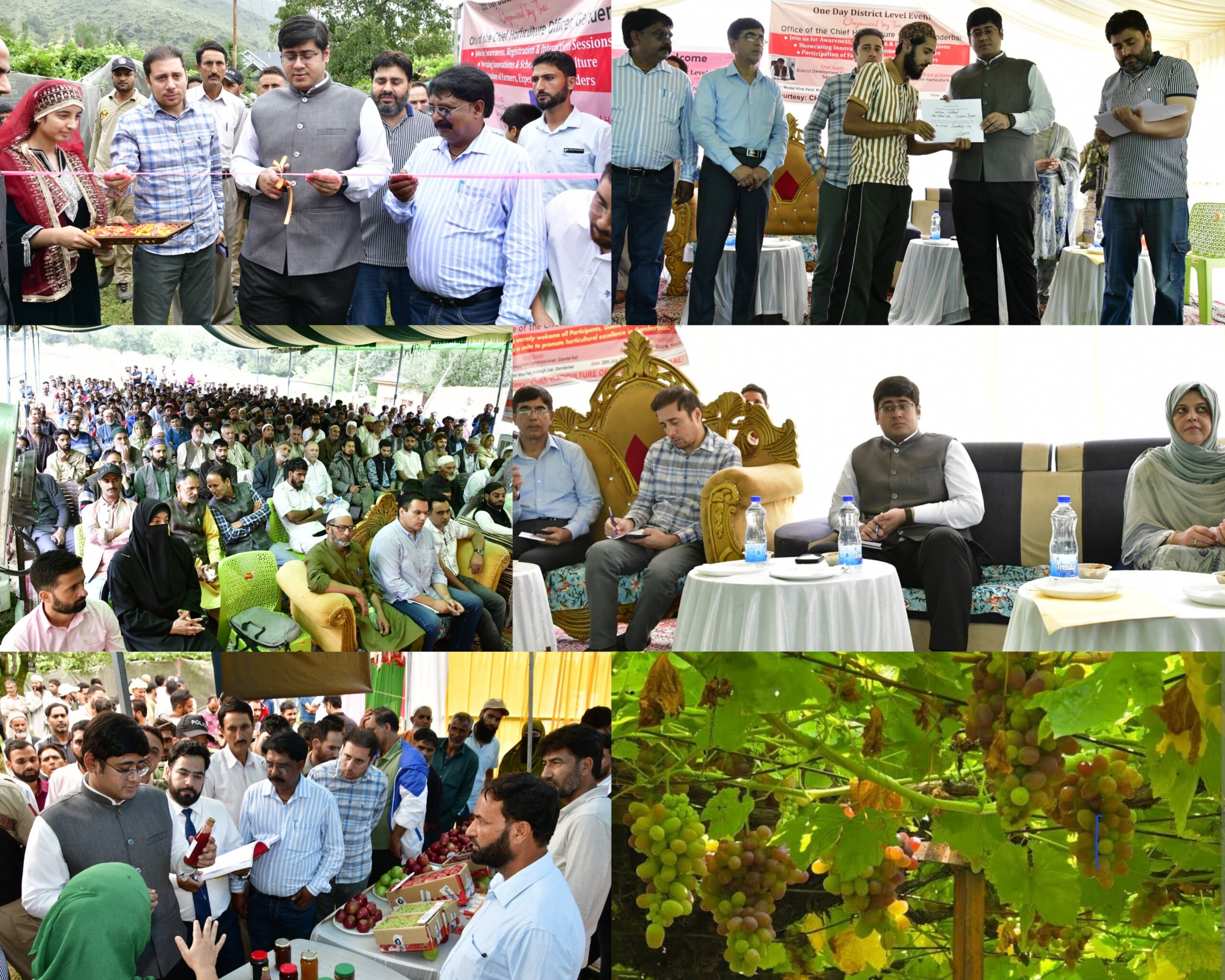 Mega awareness camp regarding JKCIP, HADP and other schemes of Agriculture & allied sectorsheld at Lar in District Ganderbal