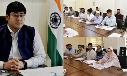 DC Ganderbal reviews implementation of Agriculture & Allied Sector Schemes in District