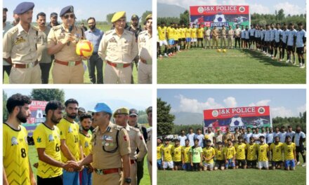 Sports Beat Drugs: Ganderbal Police Inspires Youth with Football Tournament
