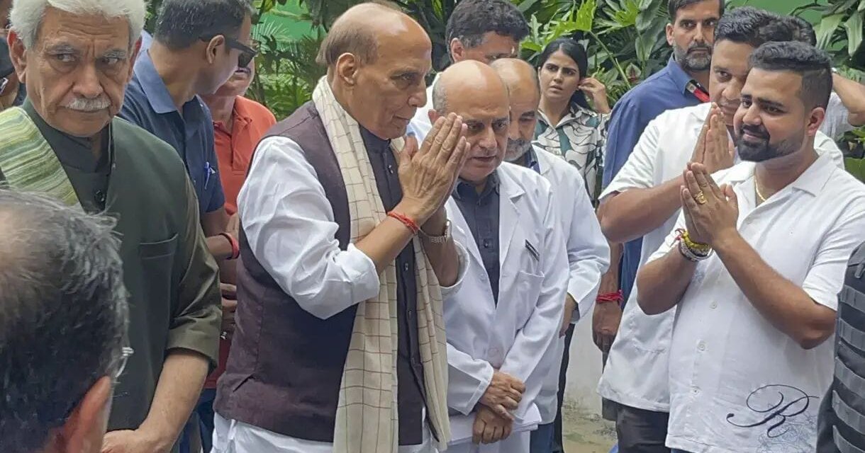 No stone left unturned to provide relief to cloudburst-hit people in J-K’s Kishtwar: Rajnath