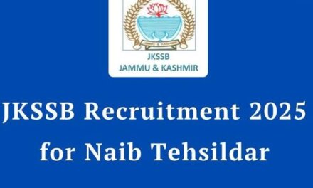 Over Rs 6.43 crore collected in fee for 75 Naib-Tehsildar posts in J-K