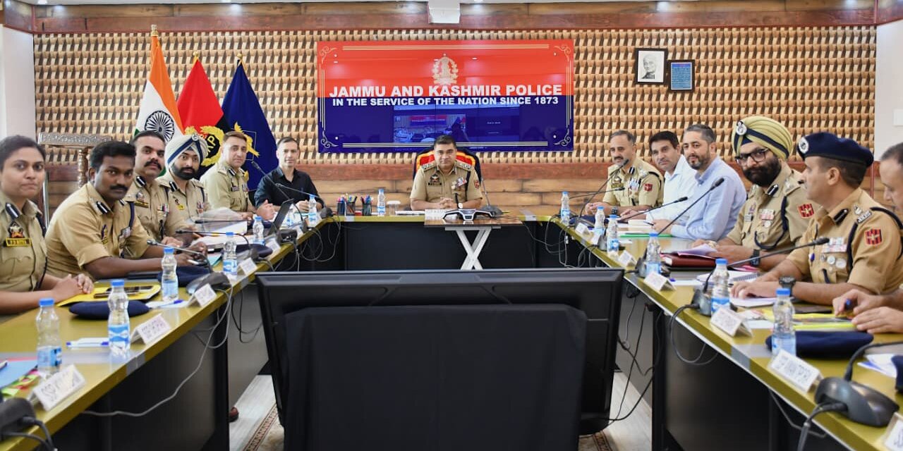 IGP Kashmir chairs security review meeting at PCR Kashmir